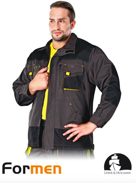 BLUZA ROBOCZA LH FMN FORMEN MONTERSKA BUDOWLANA SZARO-ŻÓŁTA BLUZA ROBOCZA LH FMN FORMEN MONTERSKA BUDOWLANA SZARO-ŻÓŁTA