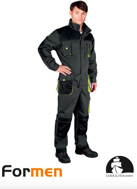 SZRY KOMBINEZON ROBOCZY FORMEN DLA MECHANIKA ROBOTNIKA SERWISANTA