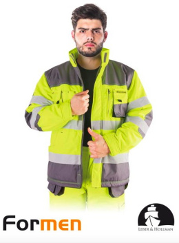 LEber&Hollman LH-FMNWX-J FORMEN kurtka robocza odblaskowa ocieplana żółta