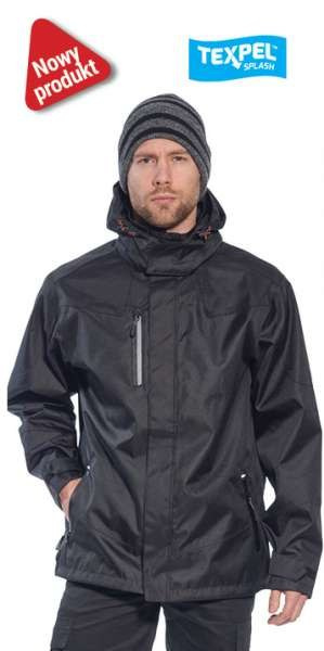 KURTKA ROBOCZA PRZECIWDESZCZOWA S555 PORTWEST CZARNA KURTKA ROBOCZA PRZECIWDESZCZOWA S555 PORTWEST CZARNA
