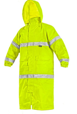 bath cxs płascz przeicowdeszczowy żółty odblaskowy