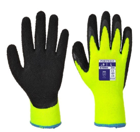 RĘKAWICE OCIEPLANE A143 PORTWEST THERMAL SOFT GRIP POWLEKANE PIANKĄ LATEKSOWĄ PORTWEST RĘKAWICE OCIEPLANE A143 PORTWEST THERMAL SOFT GRIP POWLEKANE PIANKĄ LATEKSOWĄ PORTWEST