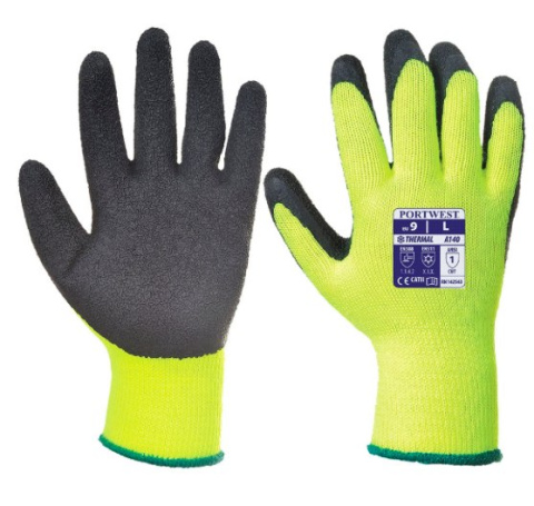 Rękawice robocze ocieplane powlekane lateksem Portwest Thermal Grip A140 Rękawice robocze ocieplane powlekane lateksem Portwest Thermal Grip A140