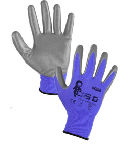 cerro cxs canis rękawice powlekane nitrylem monterskie manualne