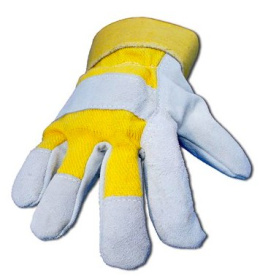 EKONOMICZNE RĘKAWICE ROBOCZE CNADIAN WZMACNIANE SKÓRĄ