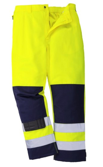 Ostrzegawcze spodnie bhp do pasa Seville TX71 Portwest żółte Ostrzegawcze spodnie bhp do pasa Seville TX71 Portwest żółte