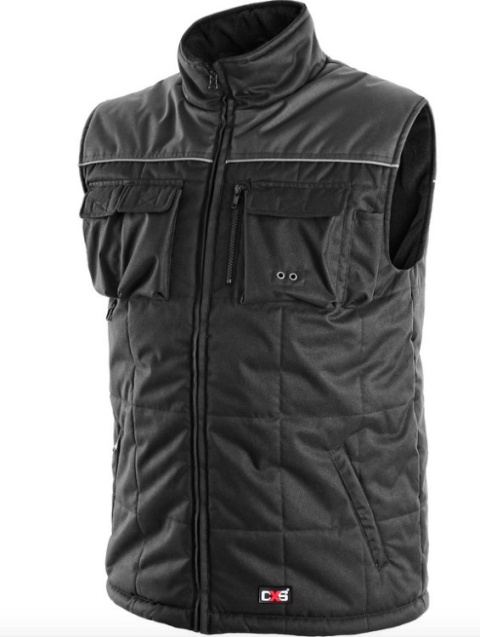 CZARNA KAMIZELKA ROBOCZA SEATTLE OCIEPLANA 1394-02 CXS CANIS BEZRĘKAWNIK DO PRACY 4 KOLORY CZARNA KAMIZELKA ROBOCZA SEATTLE OCIEPLANA 1394-02 CXS CANIS BEZRĘKAWNIK DO PRACY 4 KOLORY