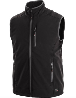 KAMIZELKA SPORTOWA SOFTSHELL TOPEKA CXS CANIS BEZRĘKAWNIK ROBOCZY WODOODOPRNY I ODDYCHAJĄCY