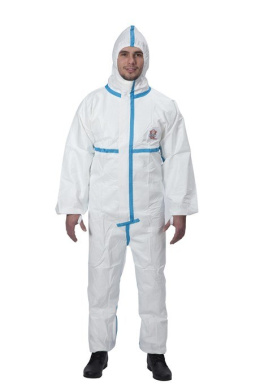 KOMBINEZON OCHRONNY PROTEC PLUS  ANTYSTATYCZNY NIEPYLĄCY BIAŁY