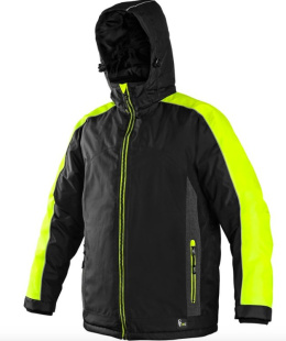 BRIGHTON CXS CANIS CZARNO-ŻÓŁTA KURTKA OCIEPLANA ODDYCHAJĄCA WODOODPORNA