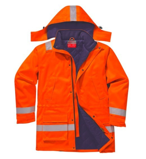 ZIMOWA KURTKA ROBOCZA TRUDNOPALNA ANTYSTATYCZNA FR59 PORTWEST GRANATOWA ZIMOWA KURTKA ROBOCZA TRUDNOPALNA ANTYSTATYCZNA FR59 PORTWEST GRANATOWA