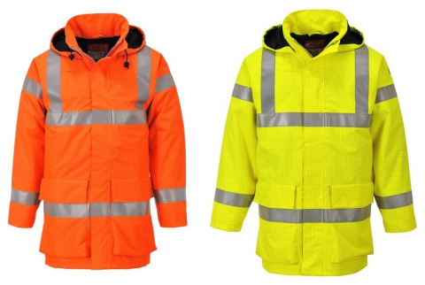 Kurtka robocza ostrzegawcza trudnopalna ESD wodoodporna Portwest S774 Bizflame Multi Lite Kurtka robocza ostrzegawcza trudnopalna ESD wodoodporna Portwest S774 Bizflame Multi Lite