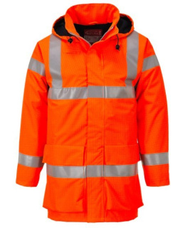 KURTKA ROBOCZA PRZECIWDESZCZOWA OSTRZEGAWCZA TRUDNOPALNA BIZFLAME MULTI LITE S774 PORTWEST