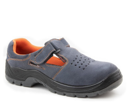 MAX-POPULAR SANDAŁY OCHRONNE ZAMSZOWE STAL S1 SRC