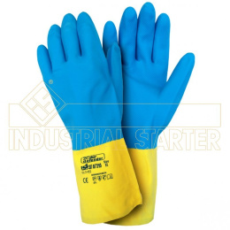 RĘKAWICE ROBOCZE Z NEOPRENU I GUMY LATEKSOWEJ 07315 2 COLOR DEFENDER