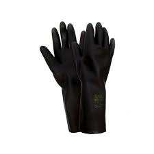 RĘKAWICE Z NEOPRENU I GUMY 07300 BLACK DEFENDER