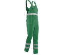 Polstar Brixton Classic spodnie robocze ogrodniczki ochronne zielone z pasami odblaskowymi Polstar Brixton Classic spodnie robocze ogrodniczki ochronne zielone z pasami odblaskowymi