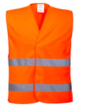 Pomarańczowa kamizelka ostrzegawcza do pracy Portwest C474 Pomarańczowa kamizelka ostrzegawcza do pracy Portwest C474