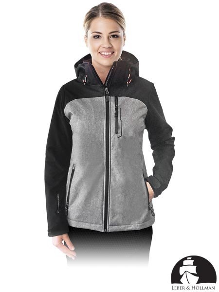 LEBER&HOLLMAN LH-LADYFUN  kurtka robocza damska softshell z kapturem LEBER&HOLLMAN LH-LADYFUN  kurtka robocza damska softshell z kapturem