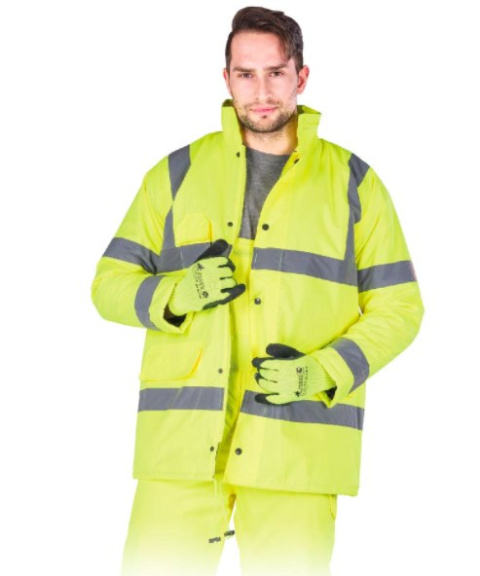 K-VIS RESI KURTKA OCIEPLANA ZÓŁTA DLA DROGOWCÓW