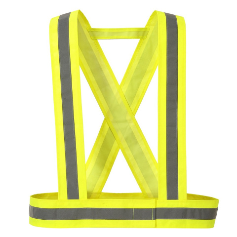 SZELKI Z TAŚMĄ OSTRZEGAWCZĄ HV55 ŻÓŁTE SZELKI Z TAŚMĄ OSTRZEGAWCZĄ HV55 ŻÓŁTE