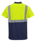 DWUKOLOROWA KOSZULKA POLO OSTRZEGAWCZA S479 PORTWEST