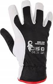CXS CANIS TECHNIK WINTER rękawice robocze ocieplane wzmacniane kozią skóra monterskie