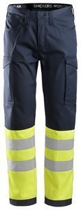 Snickers Workwear 6900 Service spodnie robocze do pasa odblaskowe granatowe Snickers Workwear 6900 Service spodnie robocze do pasa odblaskowe granatowe
