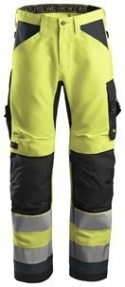 Snickers Workwear 6331 AllroundWork+ spodnie robocze do pasa odblaskowe żółte Snickers Workwear 6331 AllroundWork+ spodnie robocze do pasa odblaskowe żółte
