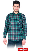 KOSZULA FLANELOWA OCHRONNA KF 100% BAWEŁNA REIS KOSZULA FLANELOWA OCHRONNA KF 100% BAWEŁNA REIS