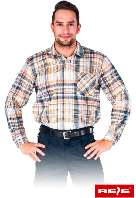 KOSZULA FLANELOWA OCHRONNA KF 100% BAWEŁNA REIS KOSZULA FLANELOWA OCHRONNA KF 100% BAWEŁNA REIS