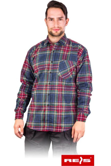 KOSZULA FLANELOWA OCHRONNA KF 100% BAWEŁNA REIS KOSZULA FLANELOWA OCHRONNA KF 100% BAWEŁNA REIS