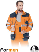 bluza robocza LH-FMNX-J Leber&Hollman pomarańczowo-granatowo-szara