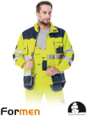 bluza robocza LH-FMNX-J Leber&Hollman żółto-granatowo-szara