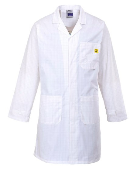 fartuch ESD AS10 Portwest biały fartuch ESD AS10 Portwest biały