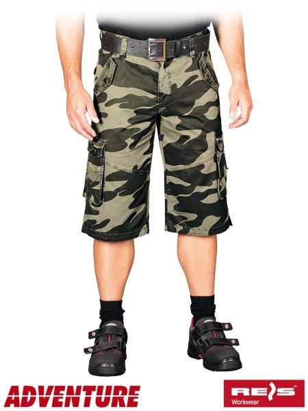 Reis SKV-SARI spodnie robocze do pasa krótkie na lato moro Reis SKV-SARI spodnie robocze do pasa krótkie na lato moro