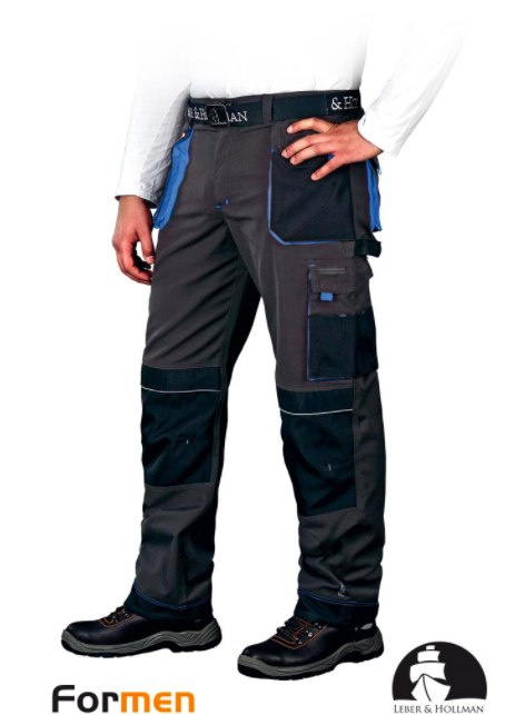 spodnie lh formen szare budowlane