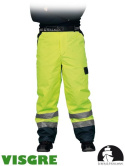 spodnie robocze do pasa ocieplane LH-VIBETRO Leber&Hollman żółte spodnie robocze do pasa ocieplane LH-VIBETRO Leber&Hollman żółte