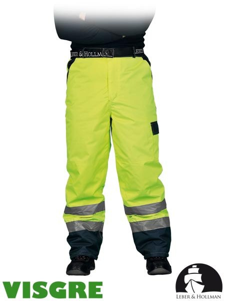 spodnie robocze do pasa ocieplane LH-VIBETRO Leber&Hollman żółte spodnie robocze do pasa ocieplane LH-VIBETRO Leber&Hollman żółte
