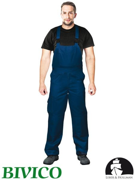 spodnie robocze ogrodniczki LH-BISTER Leber&Hollman granatowe spodnie robocze ogrodniczki LH-BISTER Leber&Hollman granatowe