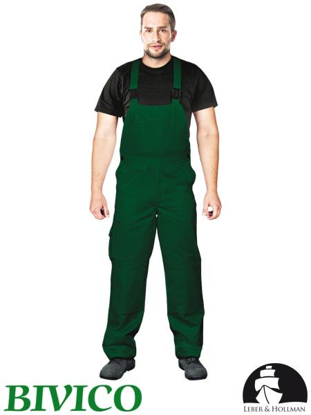 spodnie robocze ogrodniczki LH-BISTER Leber&Hollman zielone spodnie robocze ogrodniczki LH-BISTER Leber&Hollman zielone