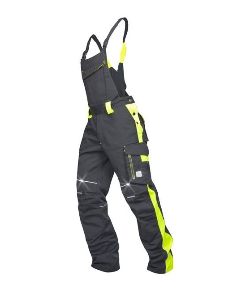 SPODNIE ROBOCZE OGRODNICZKI NEON H6402 ARDON ŻÓŁTE