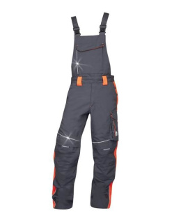 Ardon Neon H6405 spodnie robocze ogrodniczki ochronne czerwone