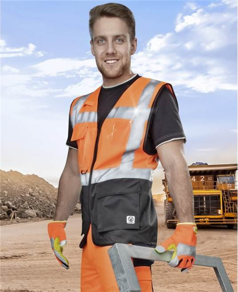 KAMIZELKA ROBOCZA ODBLASKOWA MENADŻERSKA SIGNAL H5915 ARDON KAMIZELKA ROBOCZA ODBLASKOWA MENADŻERSKA SIGNAL H5915 ARDON