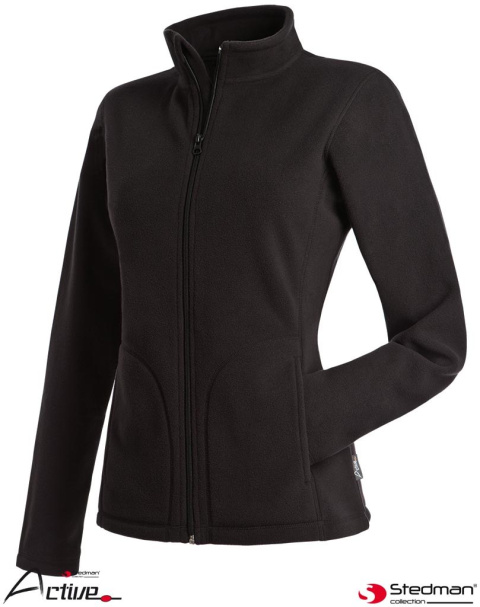 kurtka damska z polaru SST5100 Stedman czarna