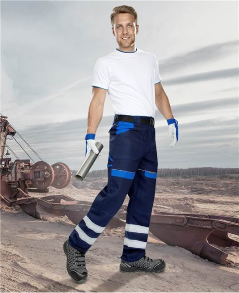 SPODNIE ROBOCZE DO PASA Z PASAMI ODBLASKOWYMI COOL TREND H8931 ARDON NIEBIESKIE SPODNIE ROBOCZE DO PASA Z PASAMI ODBLASKOWYMI COOL TREND H8931 ARDON NIEBIESKIE