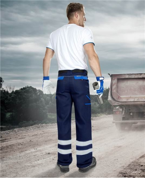 SPODNIE ROBOCZE DO PASA Z PASAMI ODBLASKOWYMI COOL TREND H8931 ARDON NIEBIESKIE SPODNIE ROBOCZE DO PASA Z PASAMI ODBLASKOWYMI COOL TREND H8931 ARDON NIEBIESKIE