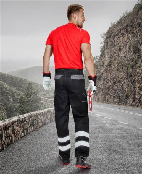 SPODNIE ROBOCZE DO PASA Z PASAMI ODBLASKOWYMI COOL TREND H8937 ARDON CZARNO-SZARE SPODNIE ROBOCZE DO PASA Z PASAMI ODBLASKOWYMI COOL TREND H8937 ARDON CZARNO-SZARE