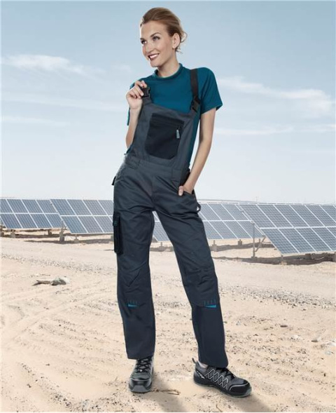 SPODNIE ROBOCZE OGRODNICZKI DAMSKIE 4TECH H9318 ARDON SZARO-CZARNE SPODNIE ROBOCZE OGRODNICZKI DAMSKIE 4TECH H9318 ARDON SZARO-CZARNE