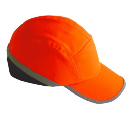 PW79 POMRAŃCZOWA CZAPKA OCHRONNA ANTYSKALPOWA KASK OCHRONNY LEKKI